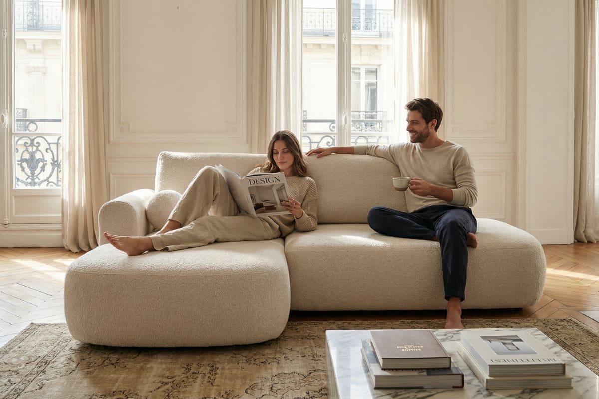 5 bonnes raisons de craquer pour un canapé laine bouclée