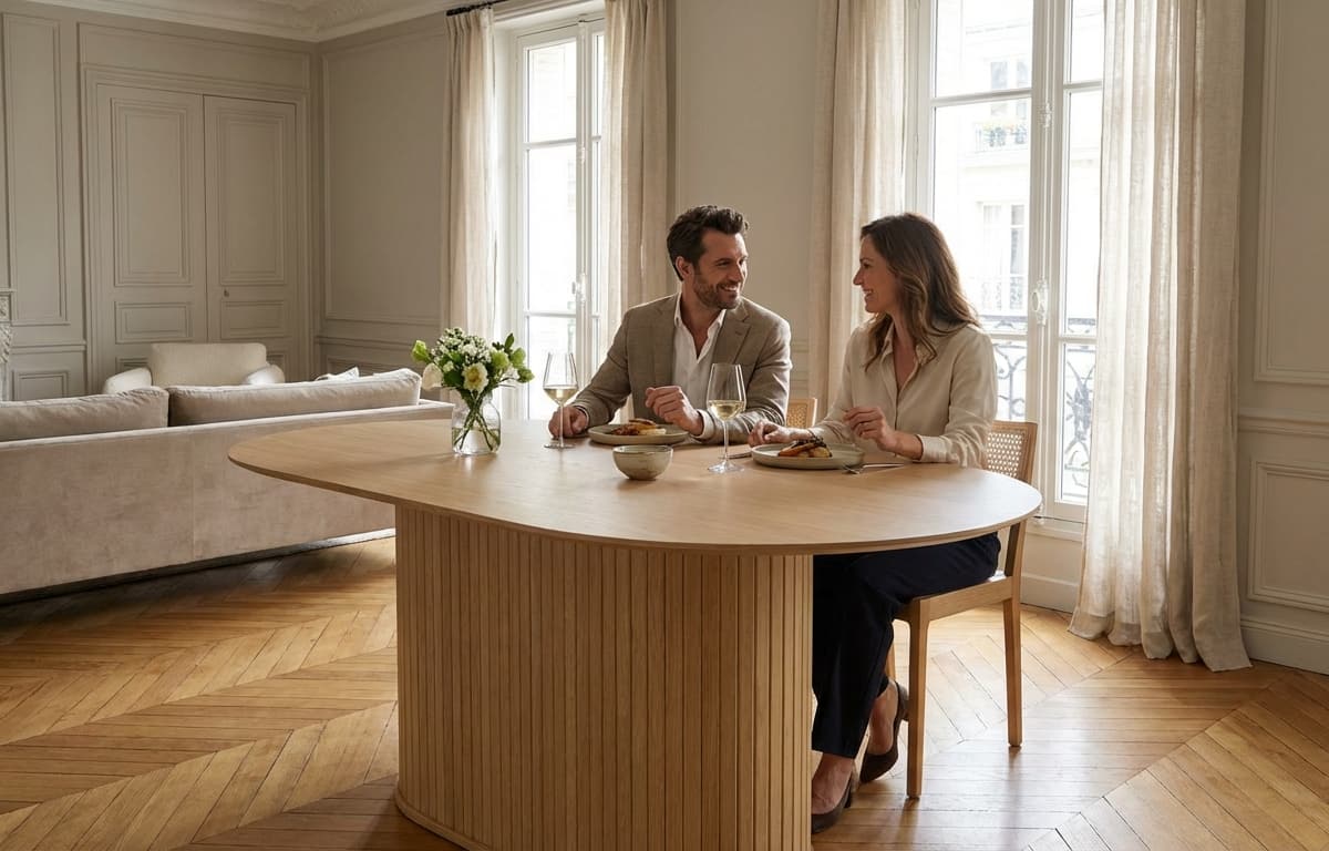 Quelle forme de table à manger choisir ? Ronde, rectangulaire, ovale...