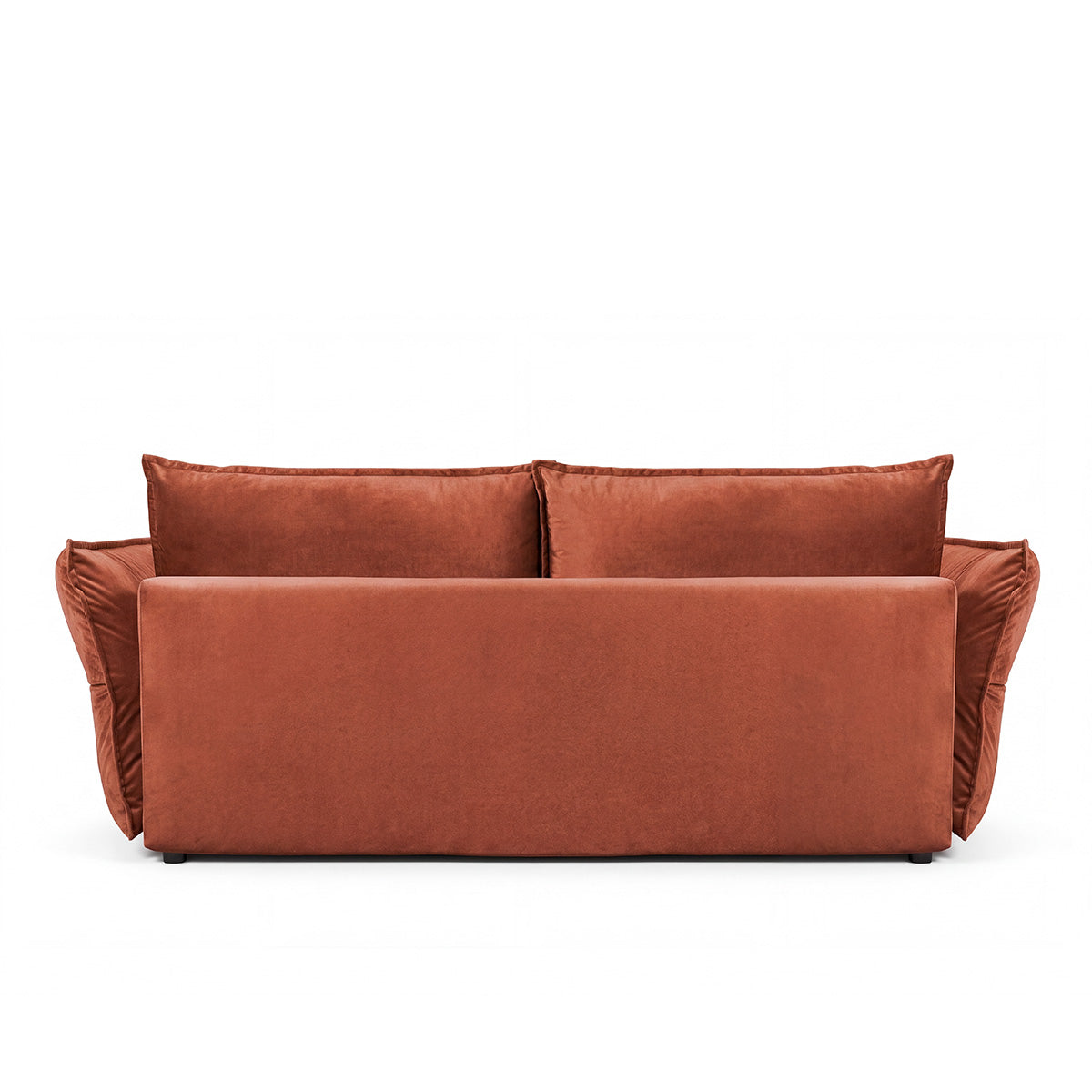 Canapé droit convertible - 3 places - Velours - VERDURO