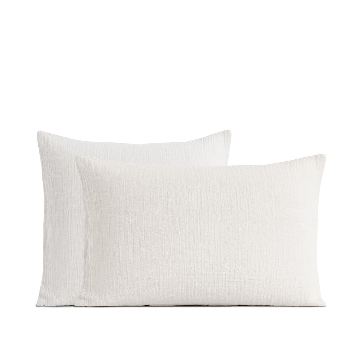 Lot 2 taies d'oreiller - Gaze de coton - LOUISE