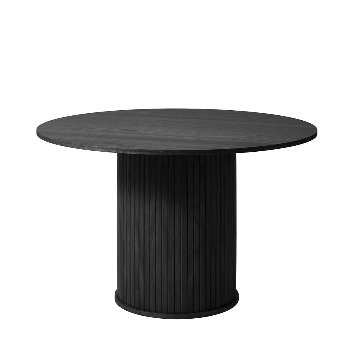 Table à manger ronde 4 personnes ø120 cm - Bois - ALBA