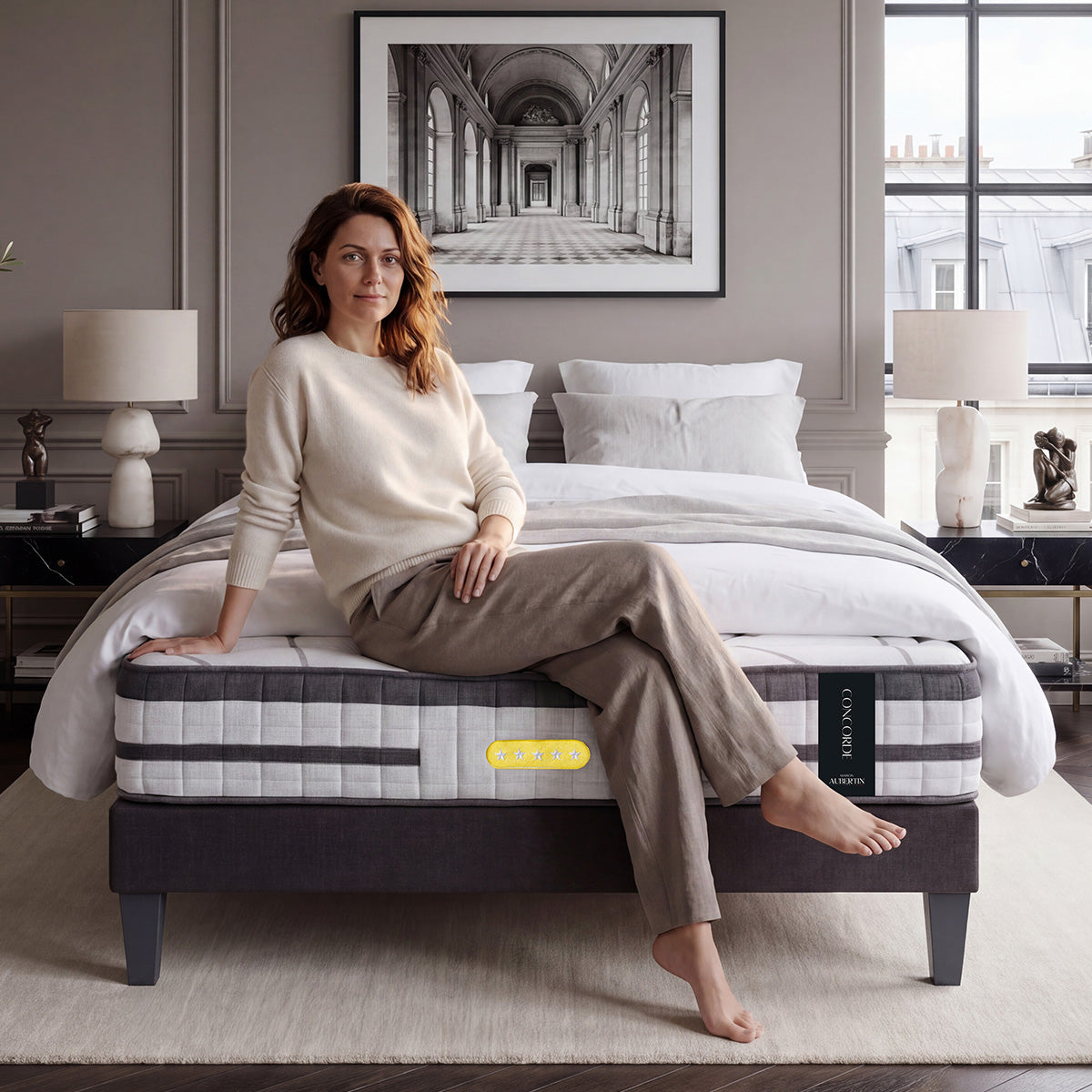 Ensemble Matelas CONCORDE et Sommier AURORE