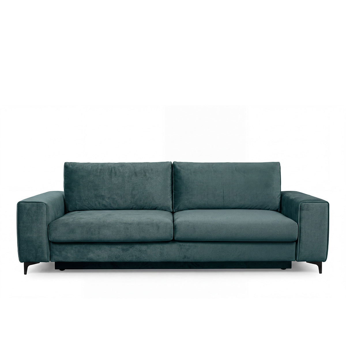 Canapé droit convertible - 3 places - Velours - FIESOLE