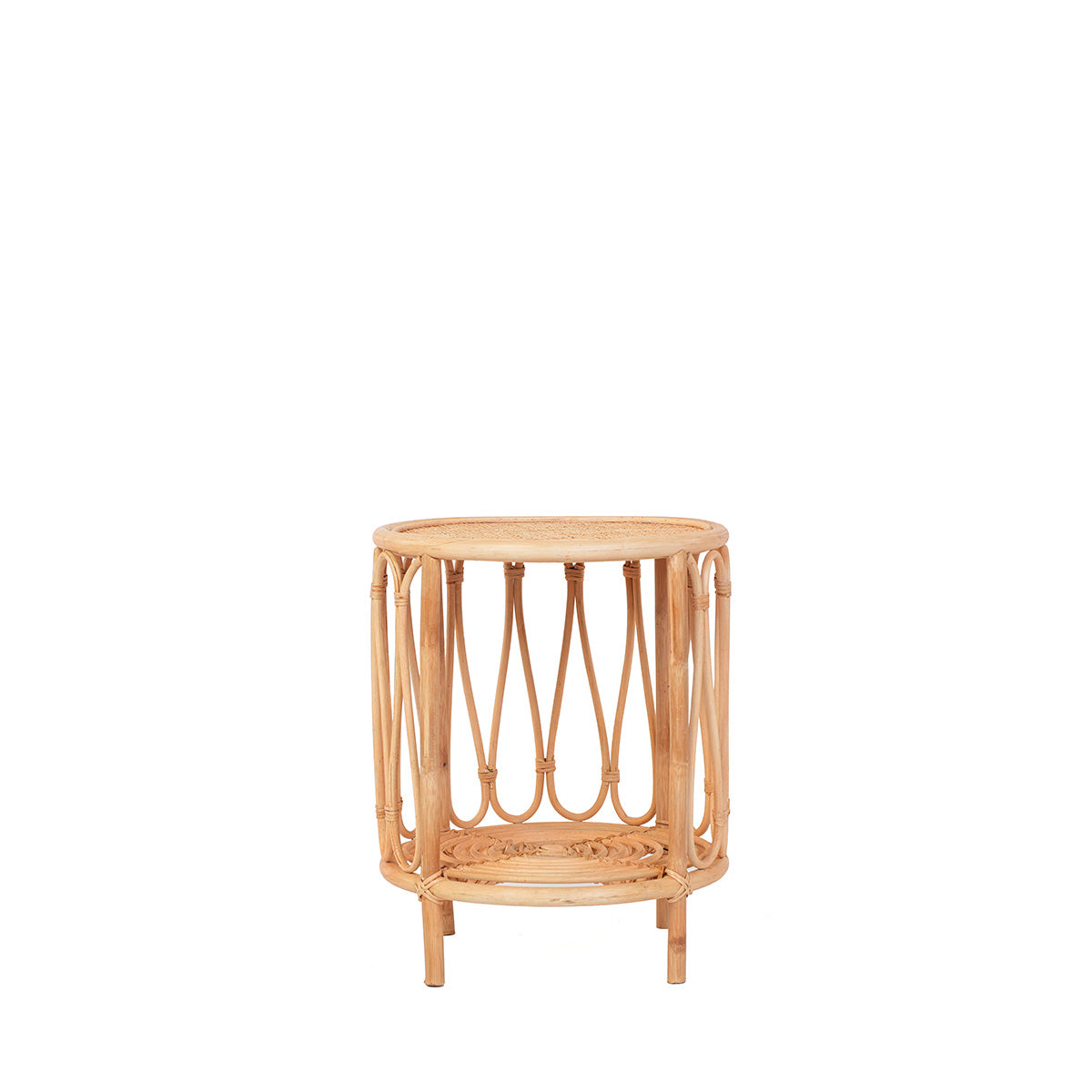 Table d'appoint ronde ø41 cm - Rotin - POGGIO
