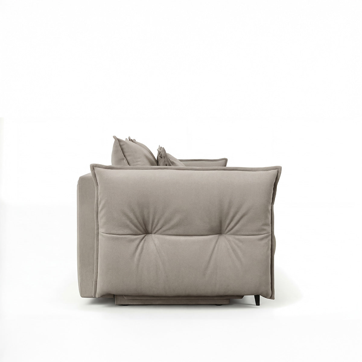 Canapé droit convertible - 3 places - Tissu - VERDURO