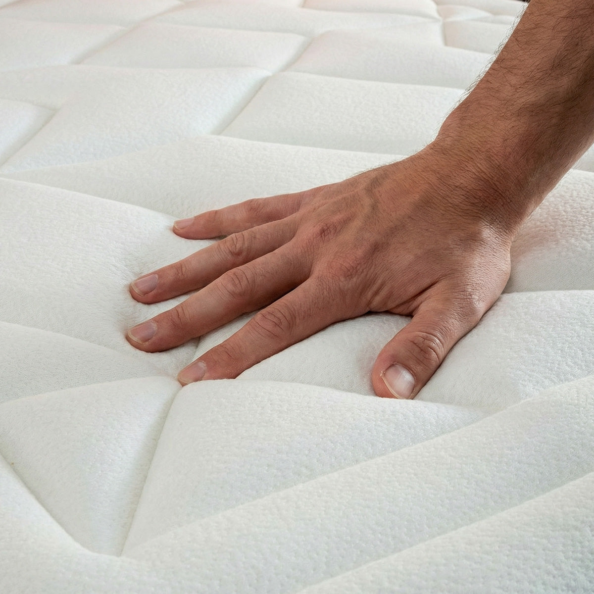 Ensemble Matelas+sommier Ressorts PASSION + accessoires - 32 cm d'épaisseur - Accueil moelleux, soutien ferme