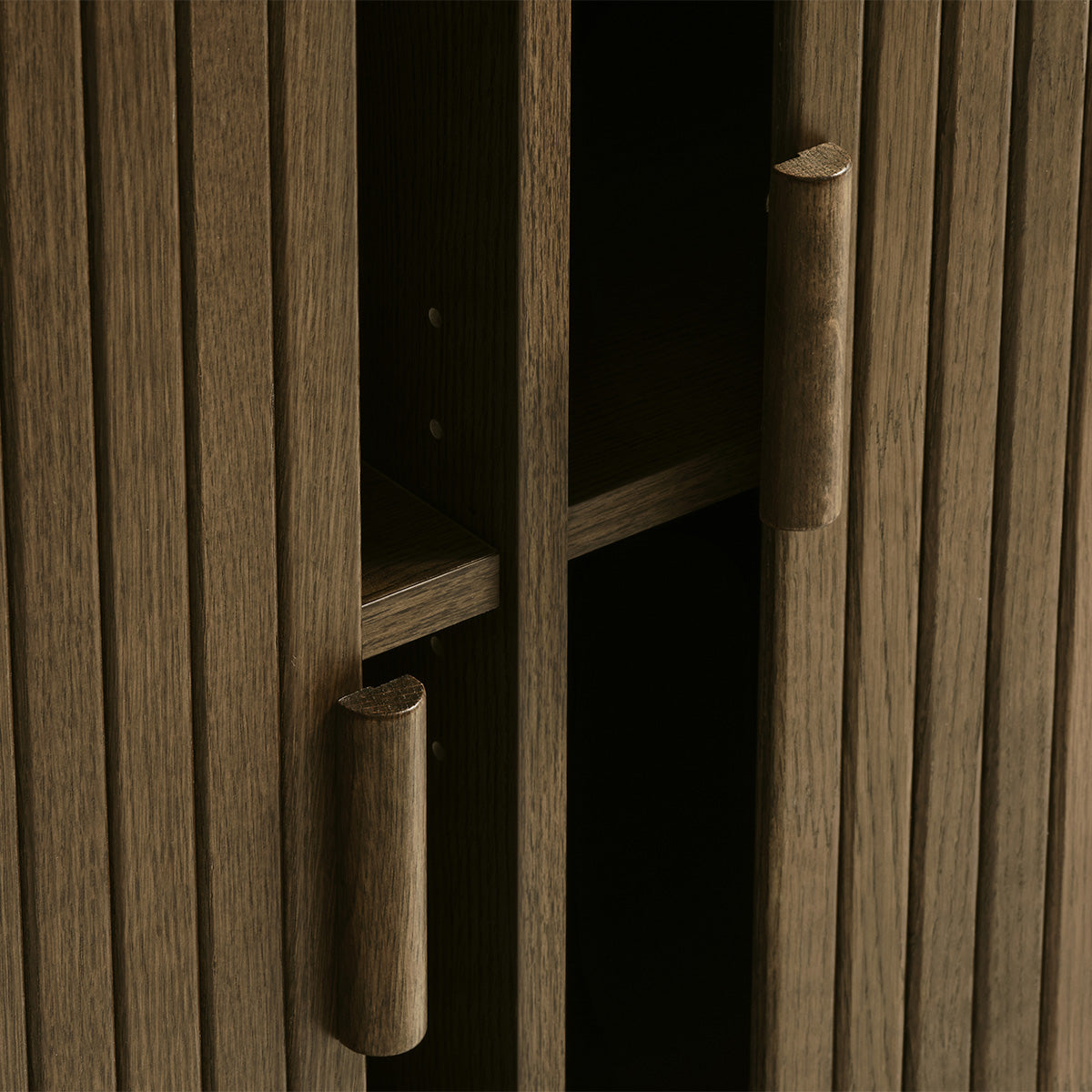Buffet 160 cm 2 portes - Bois - OLBIA