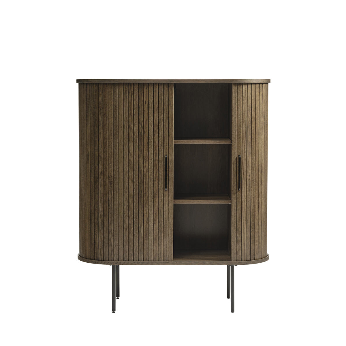 Buffet haut 2 portes - Bois - ALBA