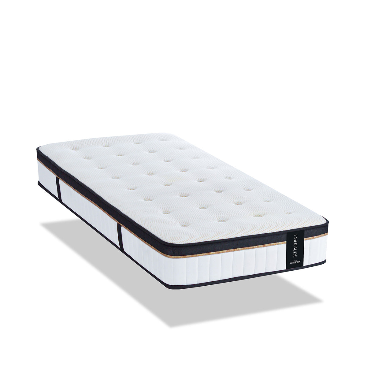 Ensemble literie EMERAUDE + accessoires - 24 cm d'épaisseur - Accueil moelleux, soutien mi-ferme