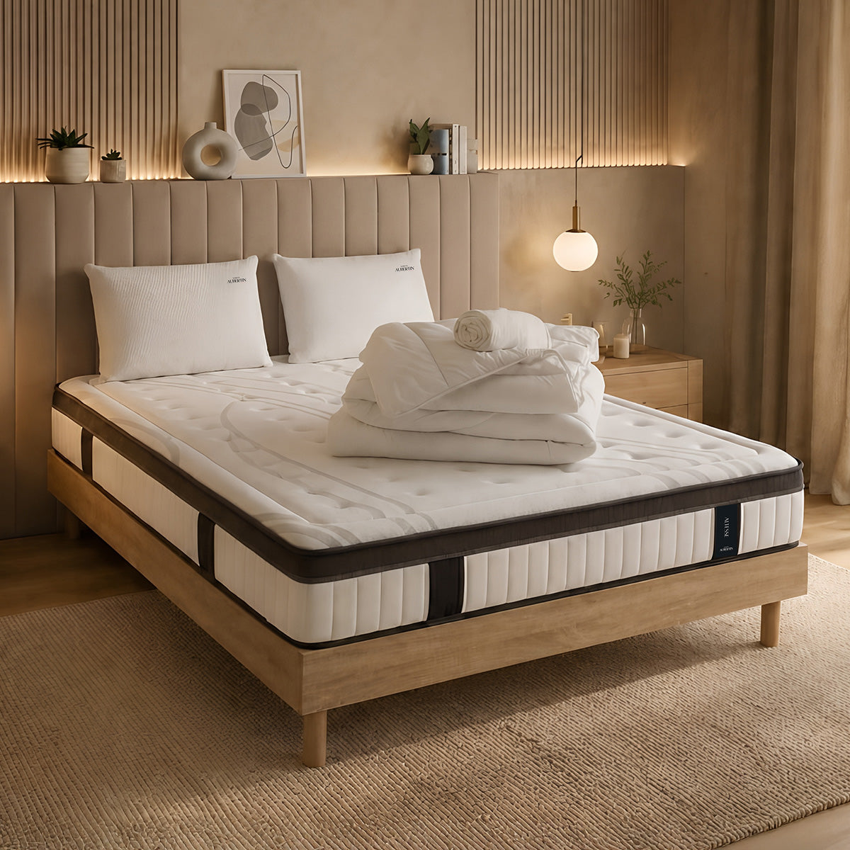 Prêt-à-dormir ALTESSE avec Sommier SÉLÉNA et Accessoires