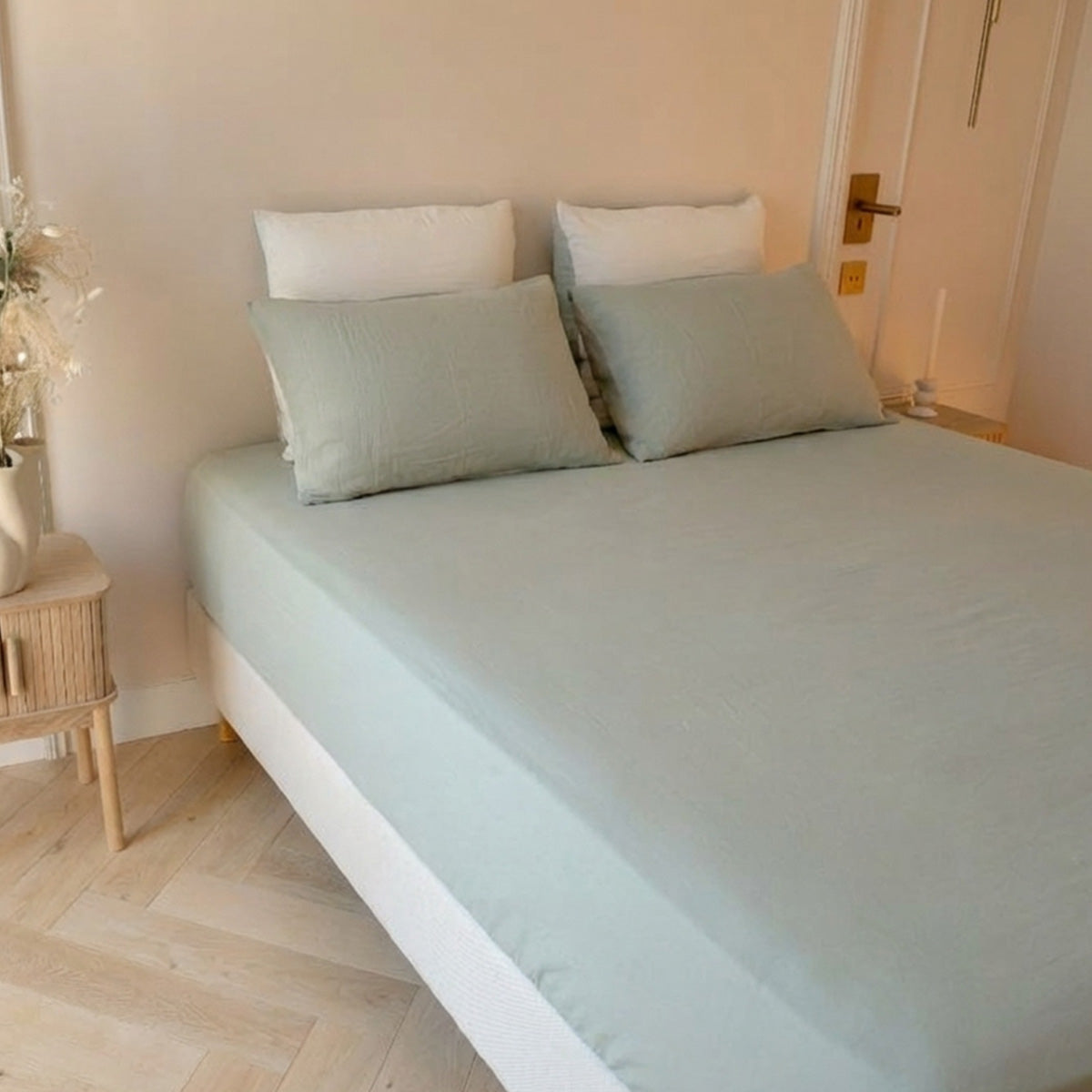 Drap-housse - Gaze de coton - LOUISE