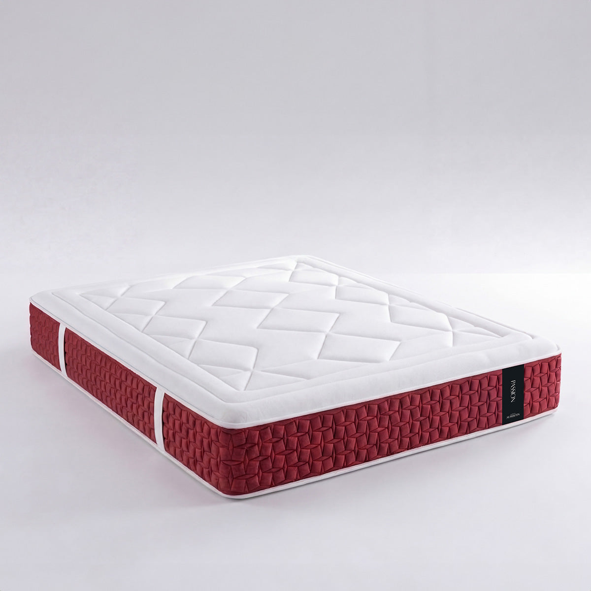Ensemble Matelas+sommier Ressorts PASSION + accessoires - 32 cm d'épaisseur - Accueil moelleux, soutien ferme