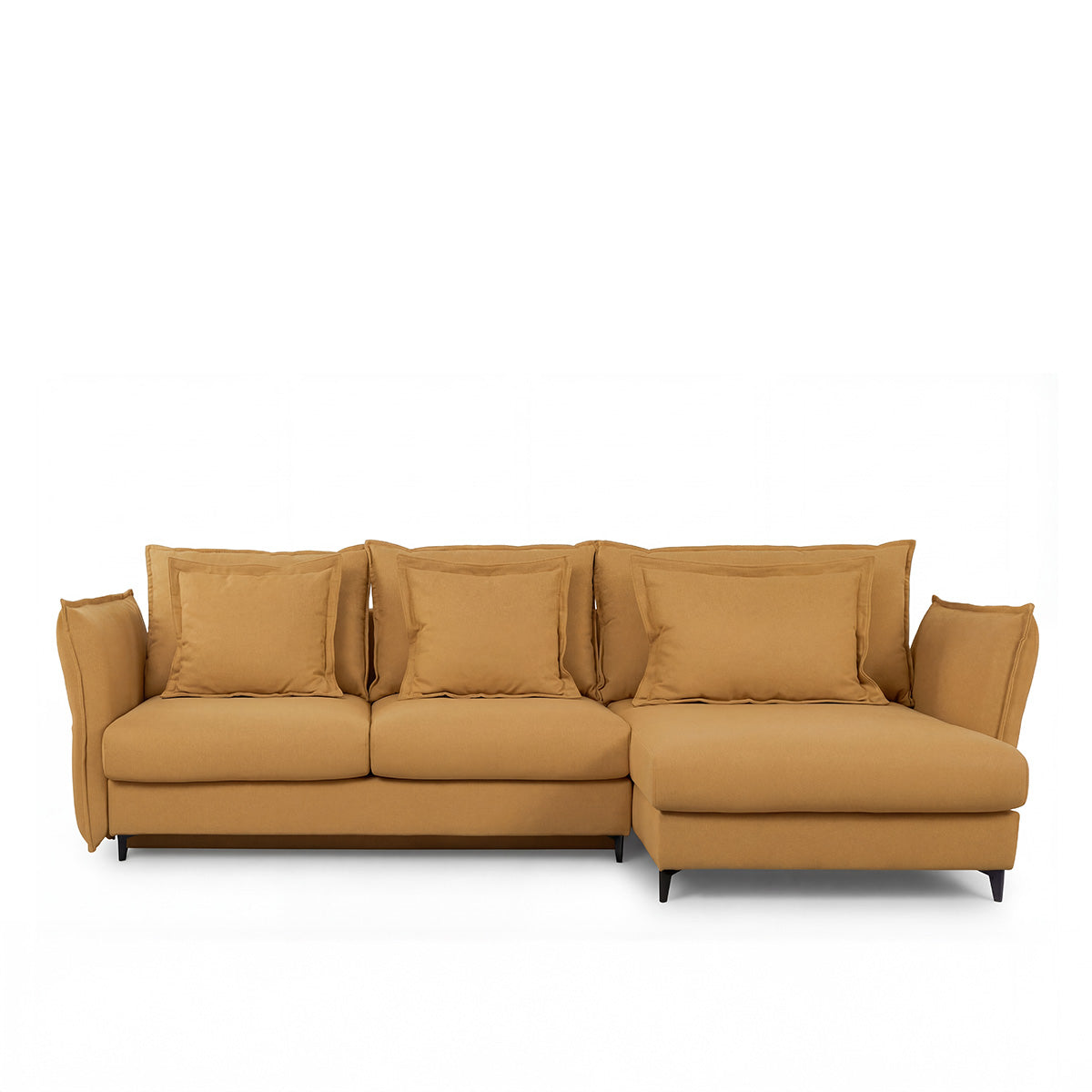 Canapé d'angle convertible - 3 places - Tissu - VERDURO
