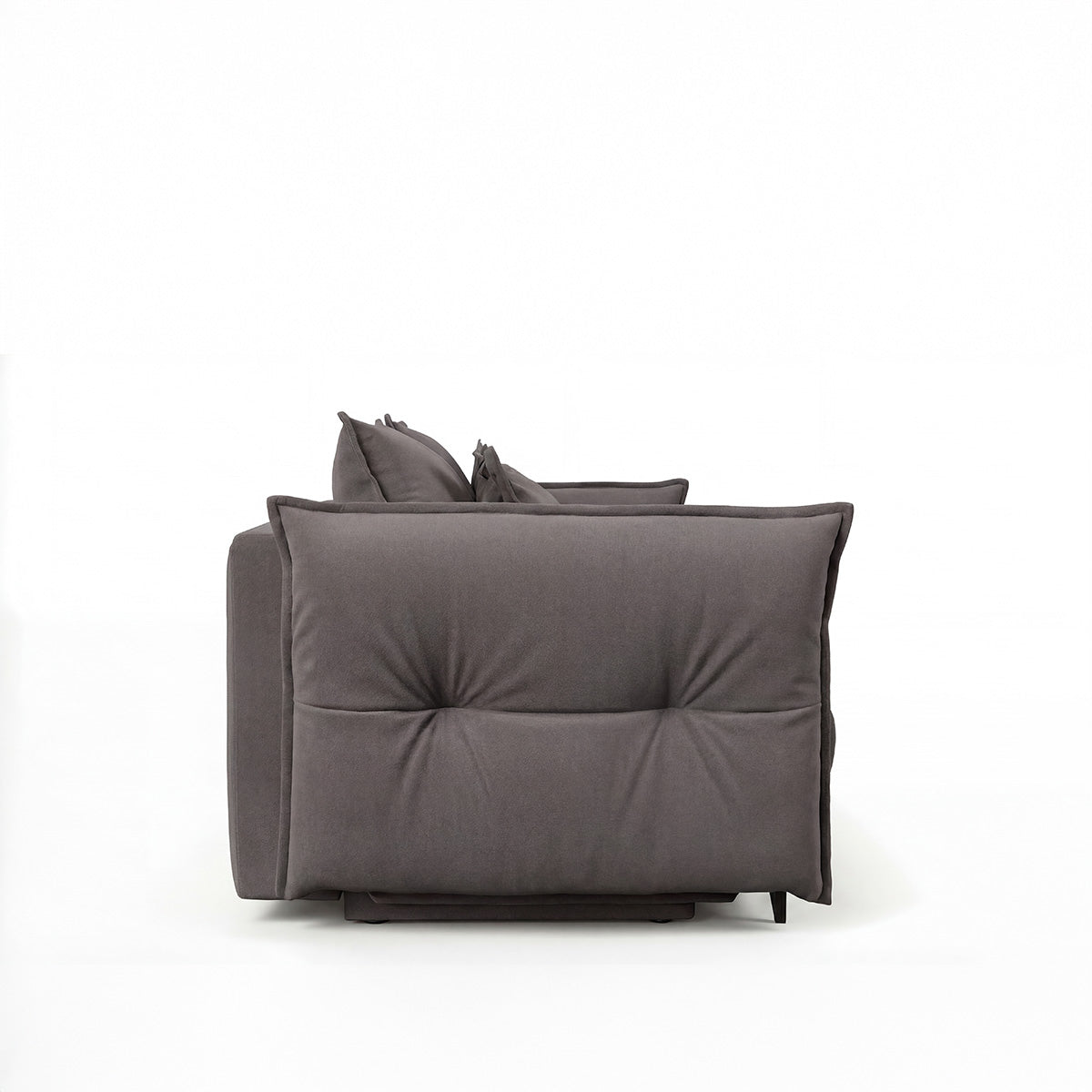 Canapé droit convertible - 3 places - Tissu - VERDURO