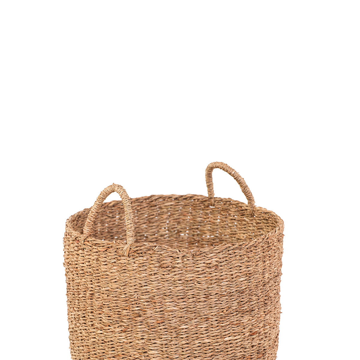 Panier jonc de mer naturel - NATURE