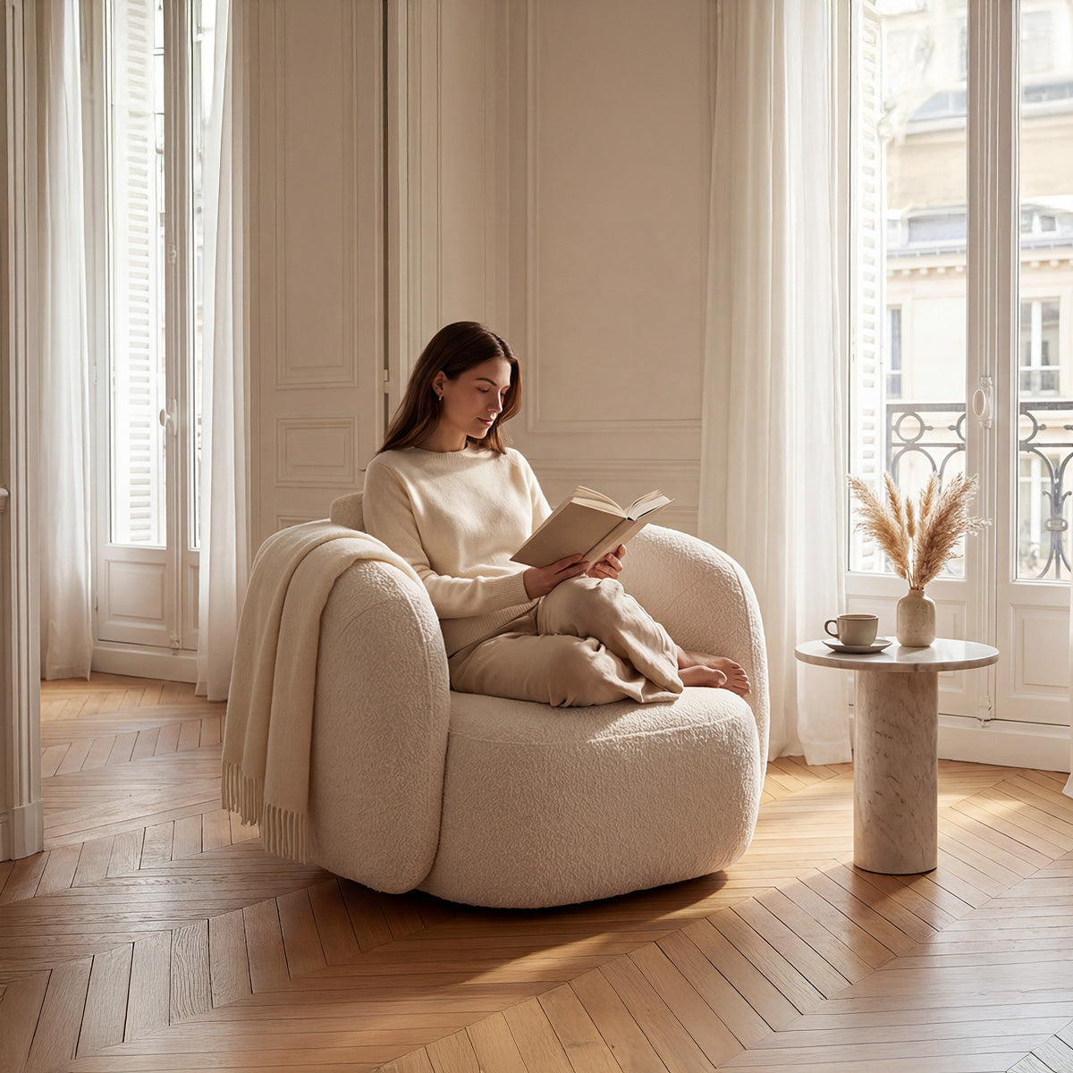 Fauteuil - Bouclette - LUNA