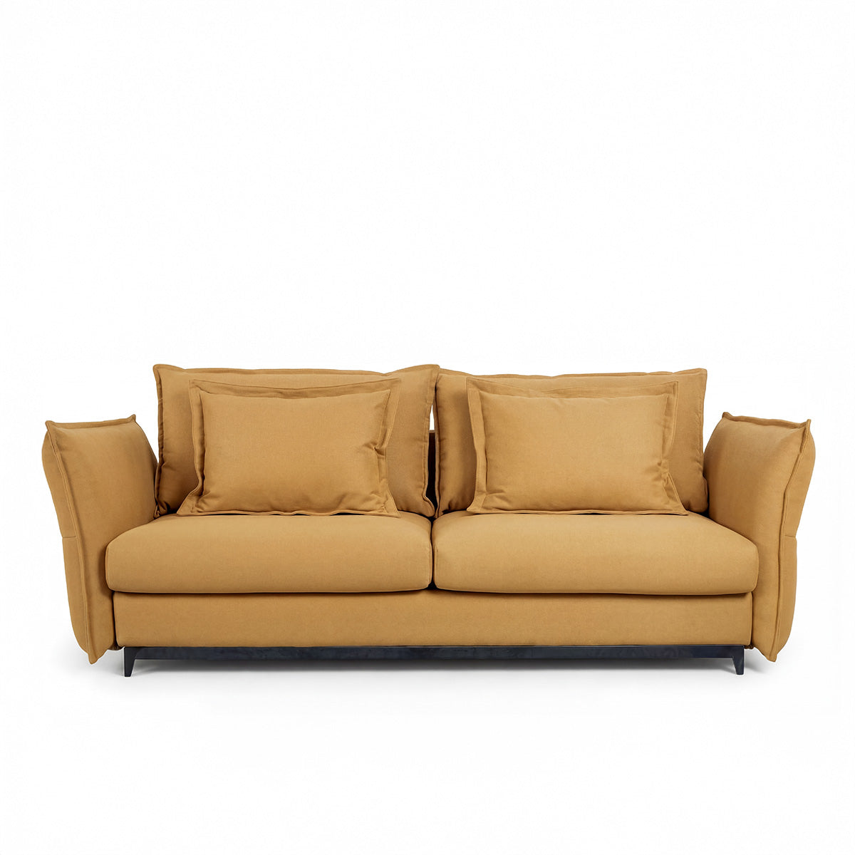 Canapé droit convertible - 3 places - Tissu - VERDURO