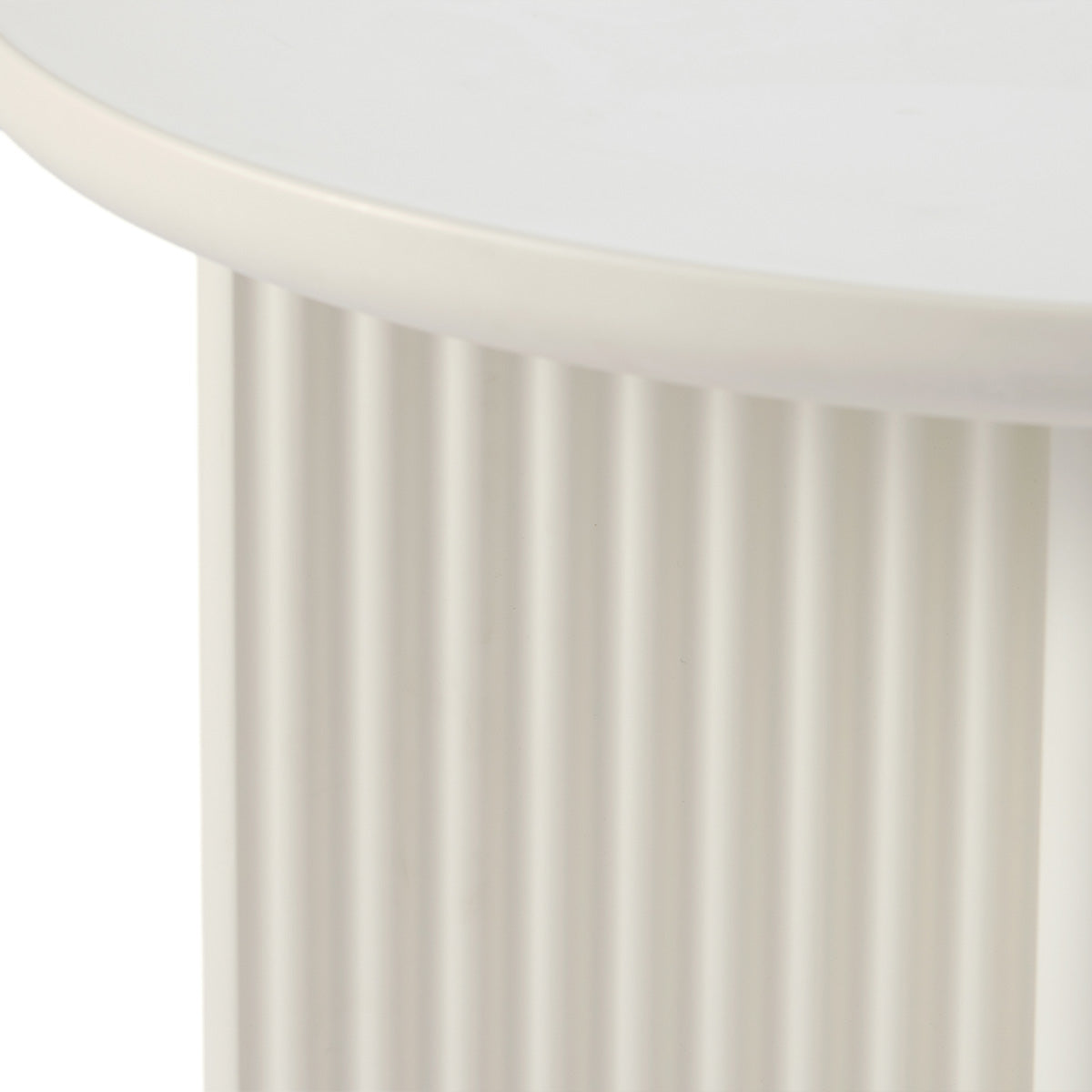 Table d'appoint ronde ø50 cm - Bois gris clair - MIRANO