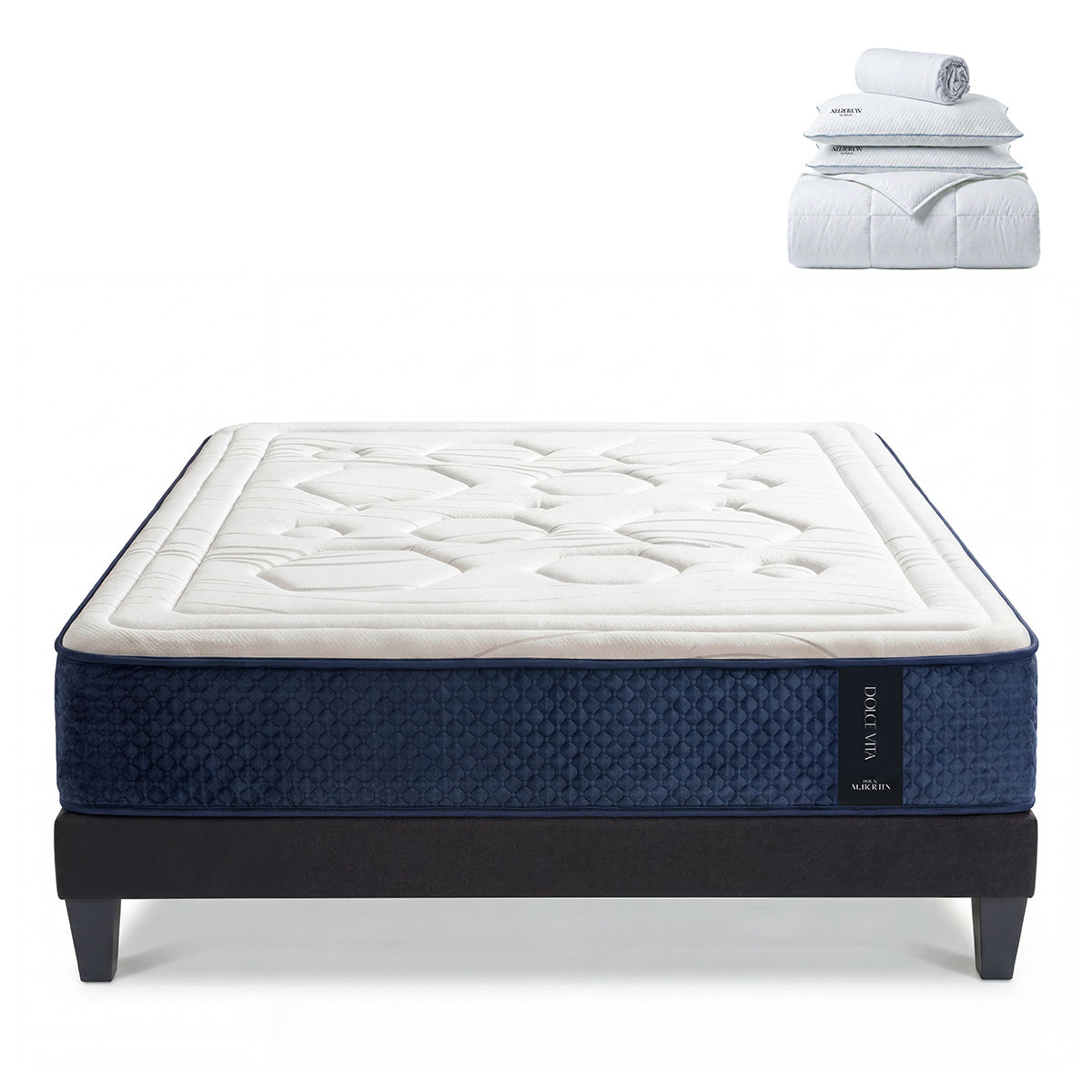 Prêt-à-dormir DOLCE VITA avec Sommier AURORE et Accessoires