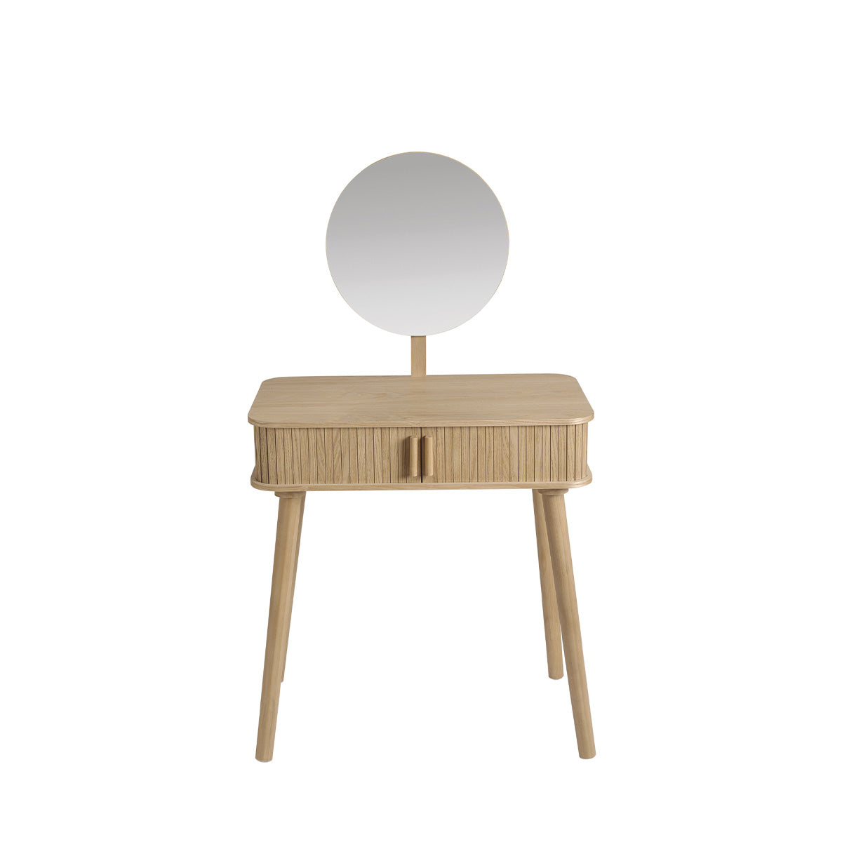 Meuble coiffeuse 70 cm 2 portes - Bois clair - ENVIO