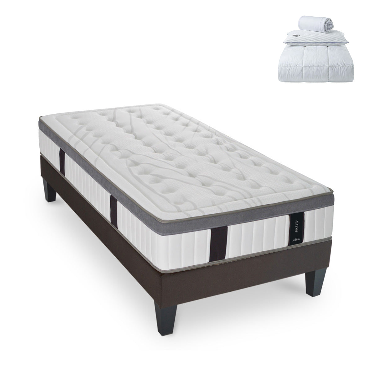 Prêt-à-dormir ALTESSE avec Sommier AURORE et Accessoires