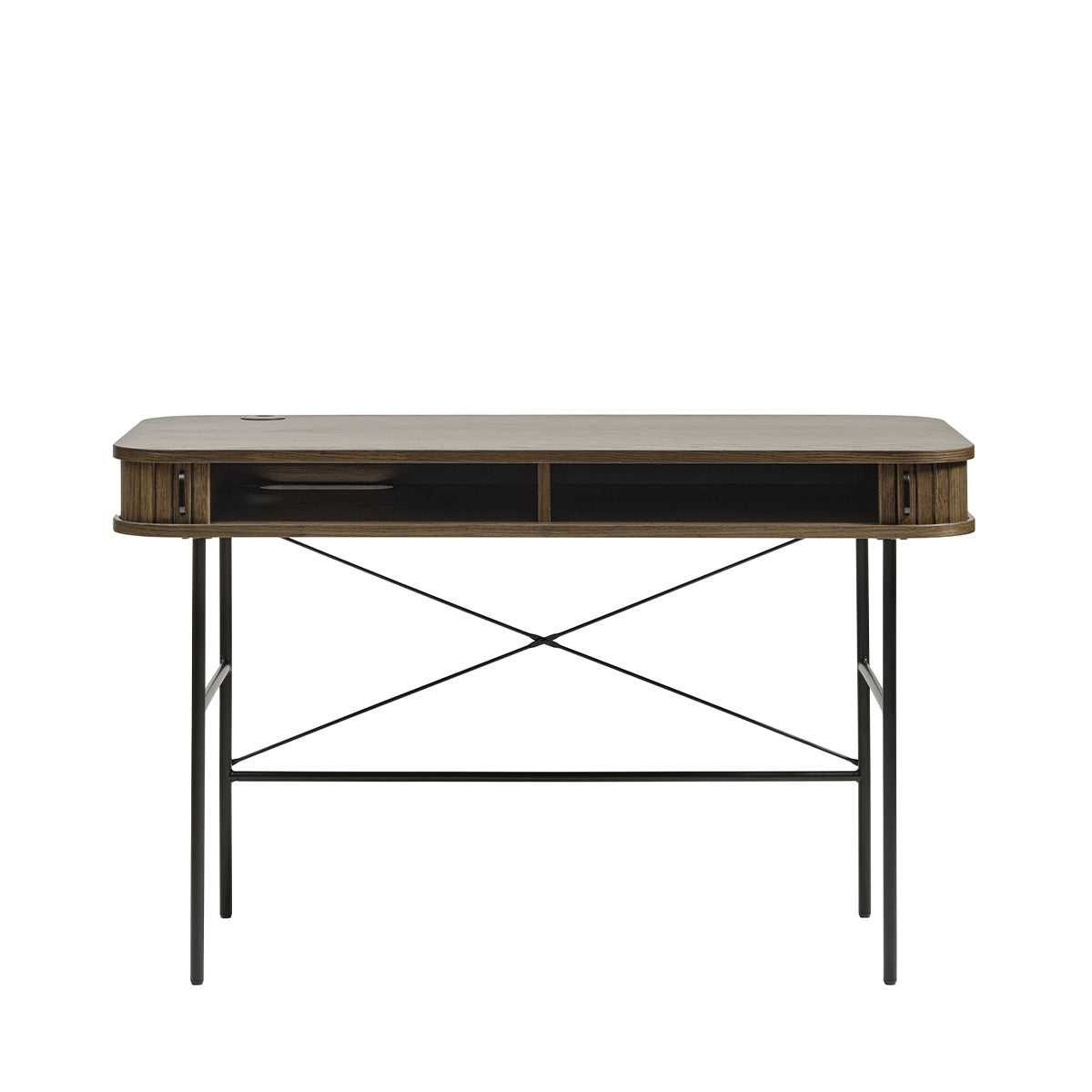 Bureau 120 cm 2 portes - Bois - ALBA