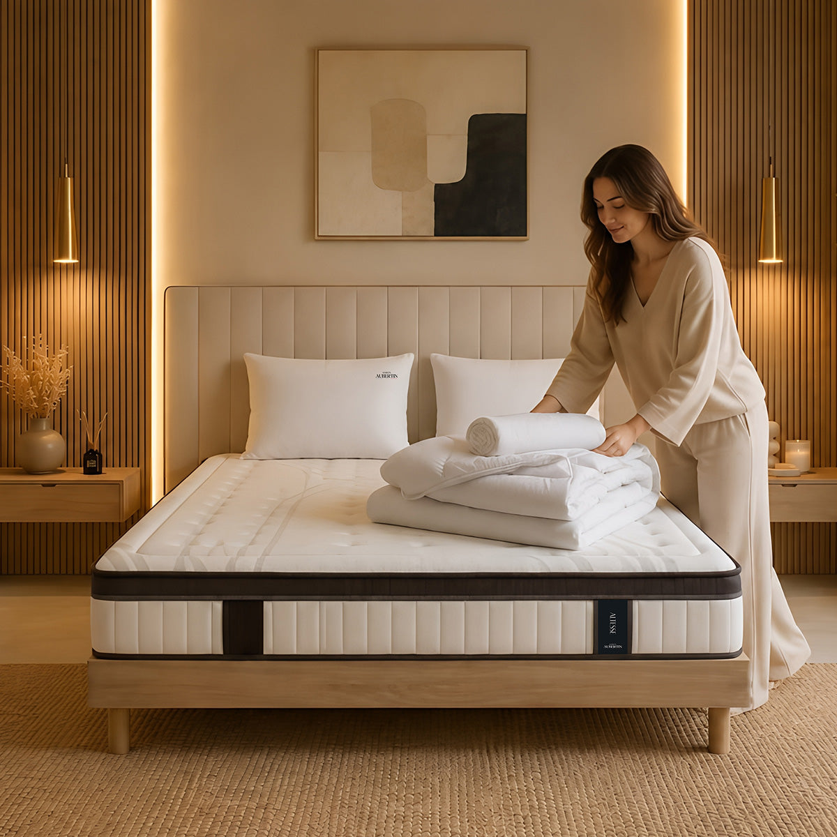 Prêt-à-dormir ALTESSE avec Sommier SÉLÉNA et Accessoires