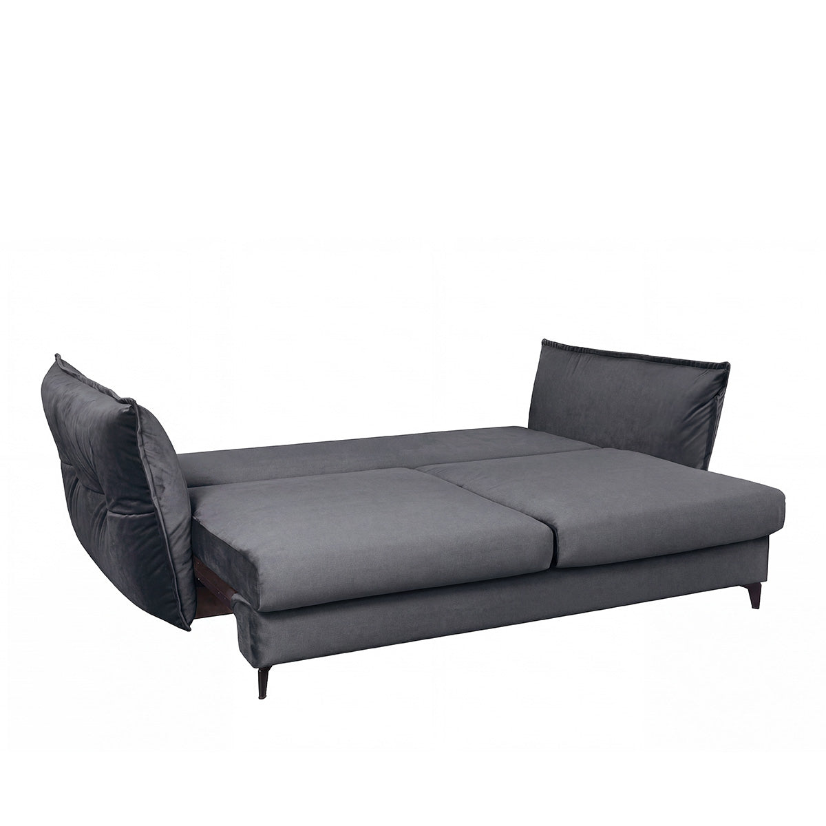 Canapé droit convertible - 3 places - Velours - VERDURO