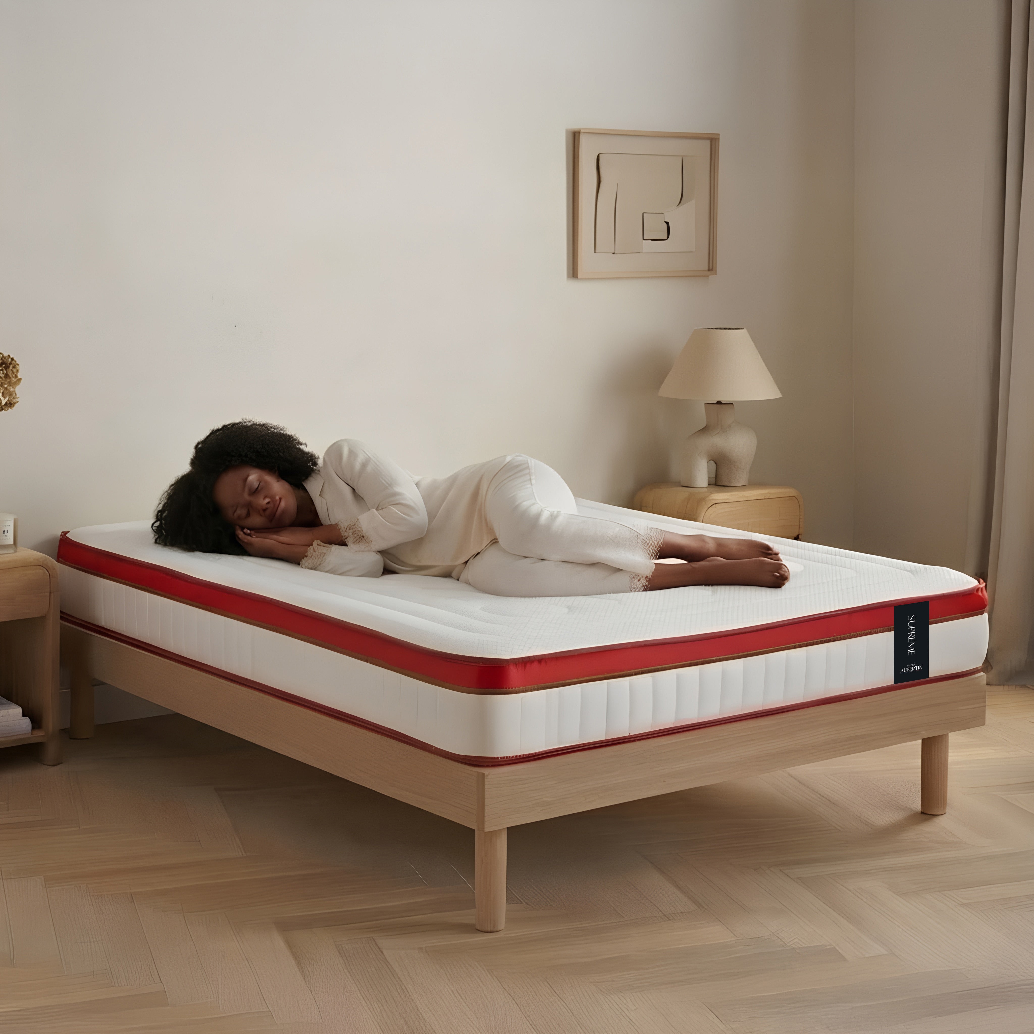 Ensemble Matelas SUPREME et Sommier SÉLÉNA