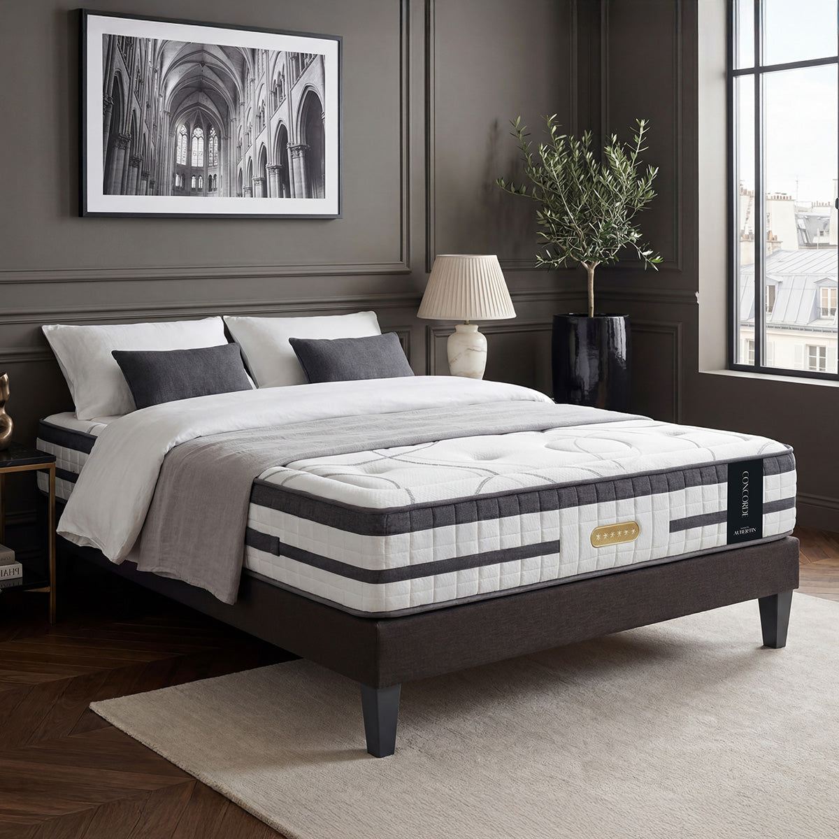Ensemble Matelas CONCORDE et Sommier AURORE