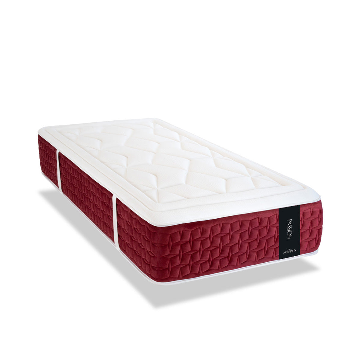 Ensemble Matelas+sommier Ressorts PASSION + accessoires - 32 cm d'épaisseur - Accueil moelleux, soutien ferme