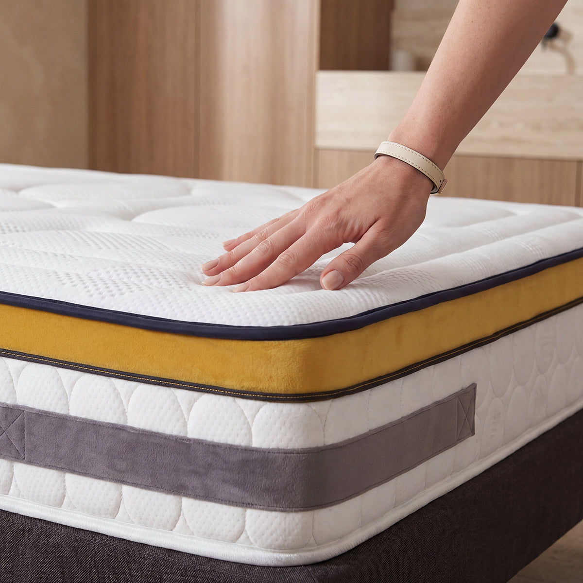Ensemble Matelas AUBERTIN et Sommier AURORE