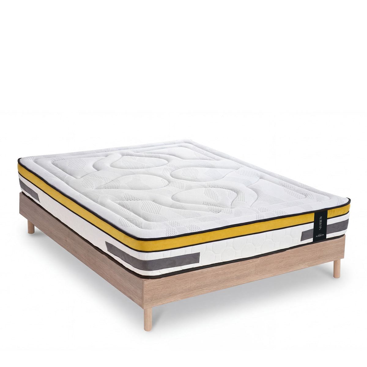 Ensemble Matelas AUBERTIN et Sommier SÉLÉNA