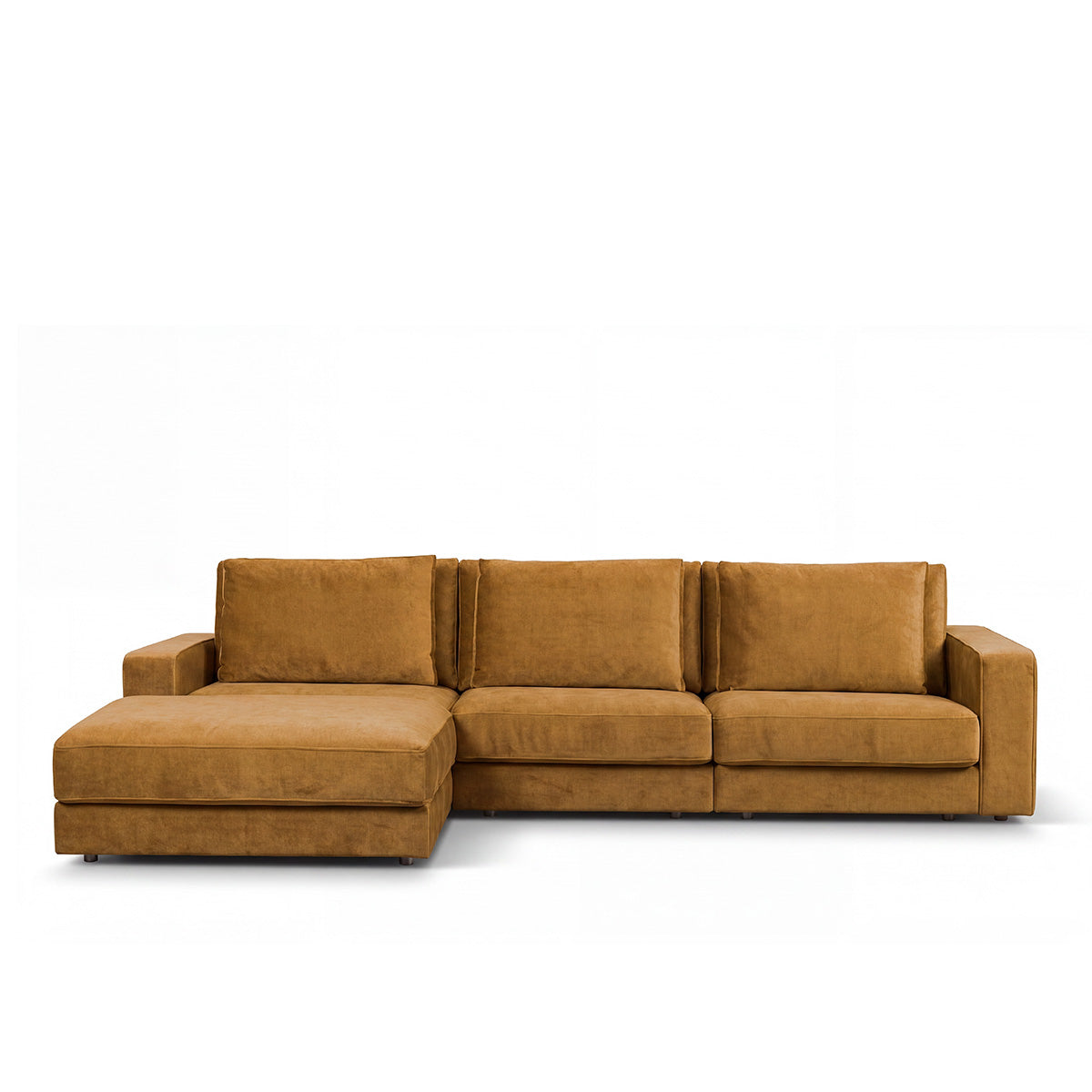 Canapé d'angle - 5 places - Velours - VENEZIA