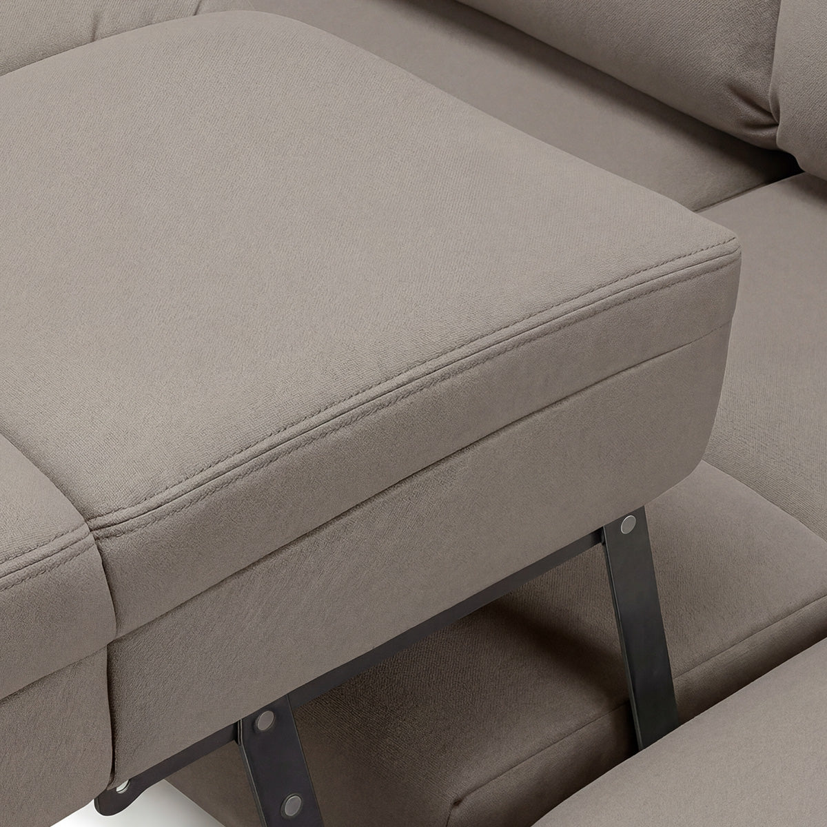 Canapé d'angle convertible - 4 places - Tissu - ANACAPRI