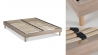 Ensemble | Matelas AUBERTIN - Ressorts Ensachés | Sommier KIT BOIS