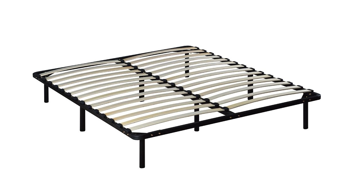 Ensemble | Matelas AUBERTIN - Ressorts Ensachés | Sommier KIT METAL - Cadre à latte