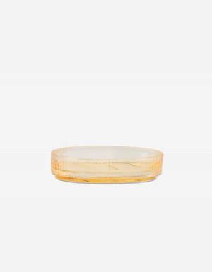 PORTE SAVON VERRE JAUNE AQUA
