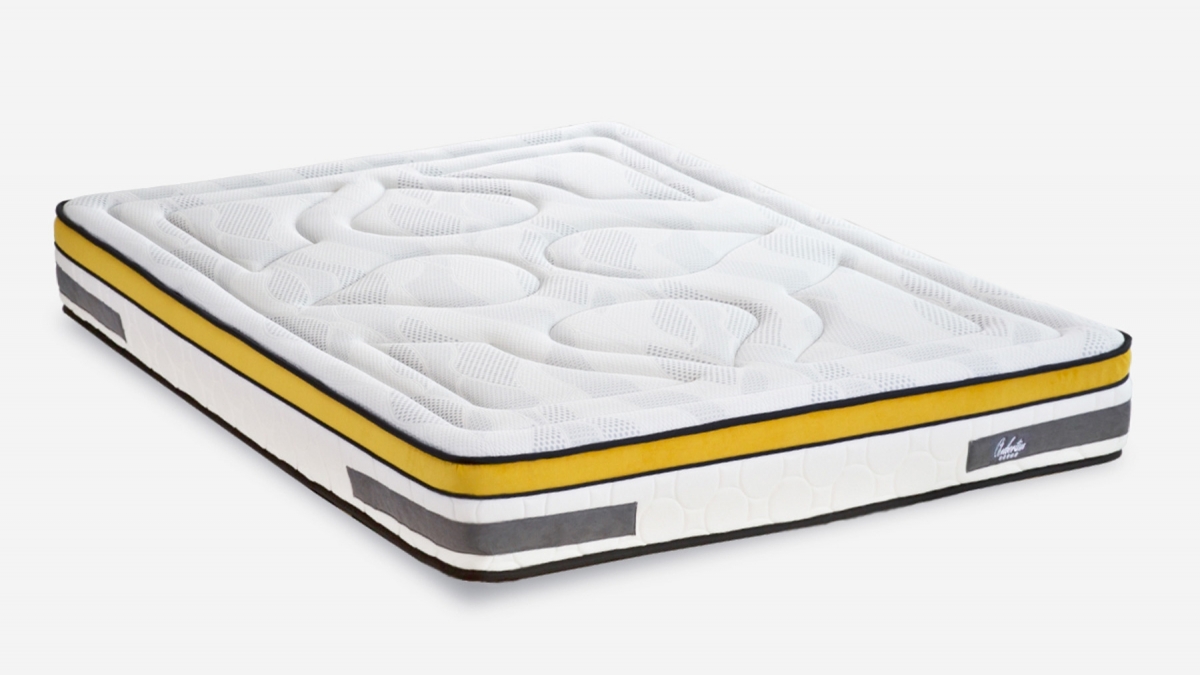 Matelas AUBERTIN - Ressorts Ensachés et Mémoire de Forme - 24 cm