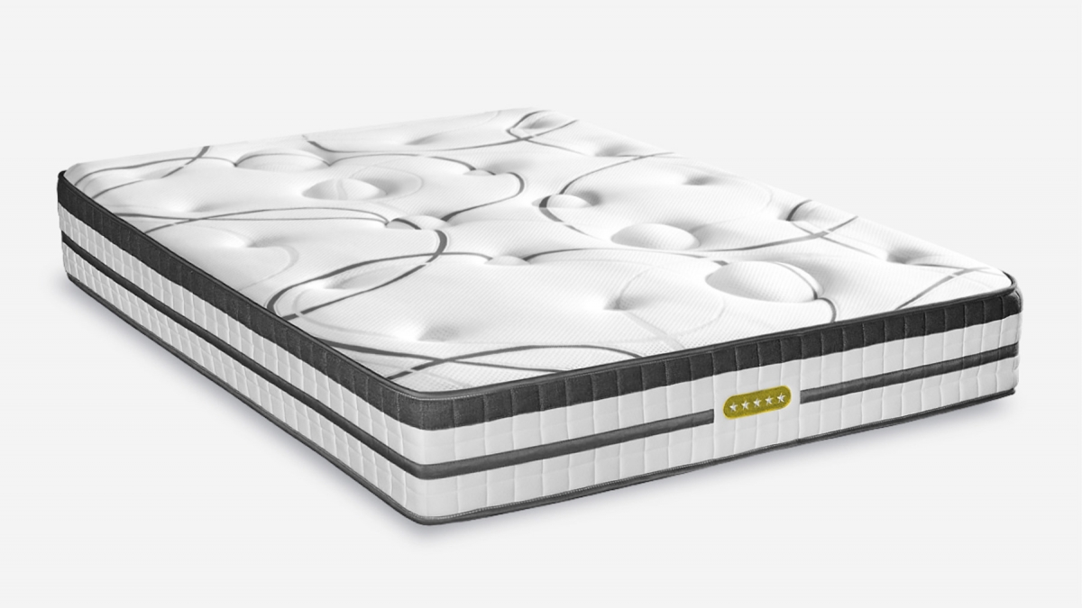 Matelas CONCORDE - Ressorts Ensachés & Mémoire de Forme - 26 cm