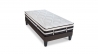 Ensemble | Matelas CALLIOPE - Mémoire de Forme | Sommier KIT TISSU - Gris anthracite