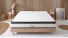 Ensemble | Matelas EMERAUDE - Mémoire de Forme | Sommier KIT BOIS