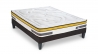 Ensemble | Matelas AUBERTIN - Ressorts Ensachés | Sommier KIT BOIS