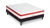 Ensemble | Matelas SUPREME - Ressorts ensachés | Sommier KIT Bois