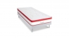 Ensemble | Matelas SUPREME - Ressorts ensachés | Sommier KIT Bois