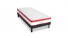 Ensemble | Matelas SUPREME - Ressorts ensachés | Sommier KIT Bois