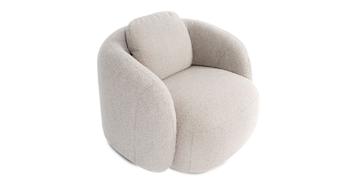 Fauteuil LUNA - Laine Bouclée