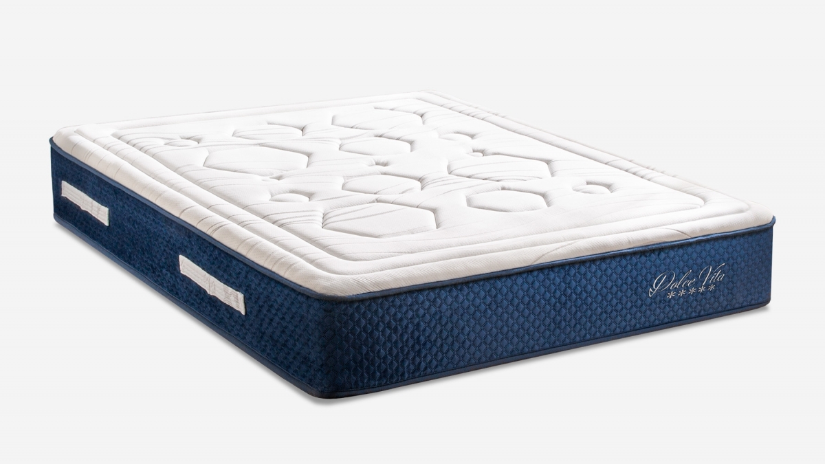 Matelas DOLCE VITA - Ressorts Ensachés et Mémoire de Forme - 28 cm