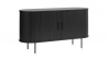 Buffet bois noir ALBA - 140X76X45 CM