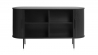 Buffet bois noir ALBA - 140X76X45 CM